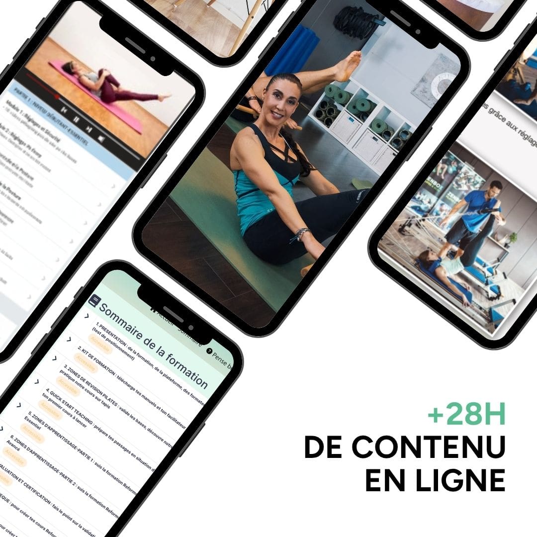 Formation Pilates Matwork 1 | Certification officielle | Accès à vie | +28h de formation