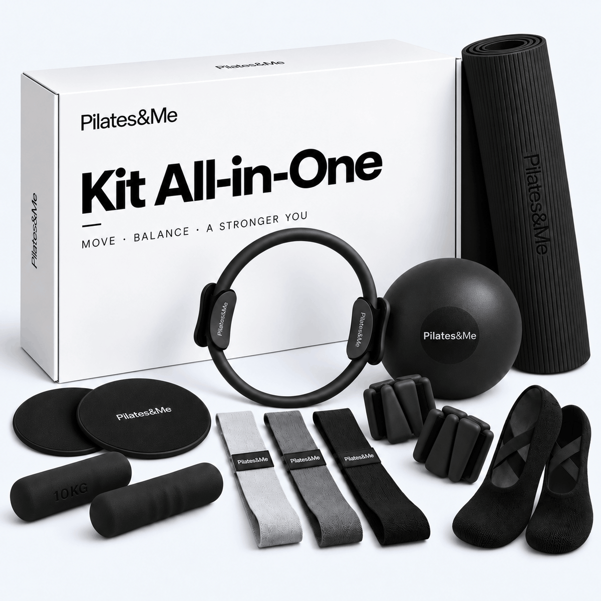 Kit Pilates All-in-One Noir