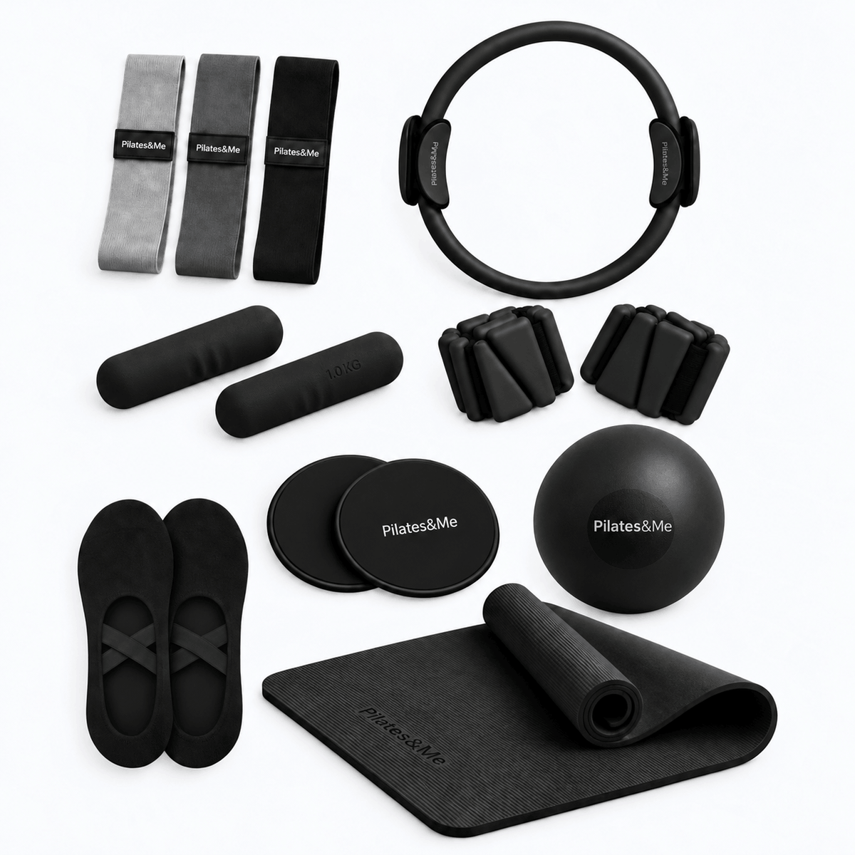 Kit Pilates All-in-One Noir