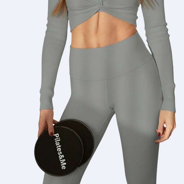 Pilates sliders noirs