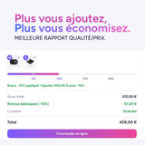 Équipez-vous d'accessoires et profitez de nos tarifs dégressifs