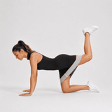 3x Bandes élastiques Pilates Noir - Léger, Moyen, Fort