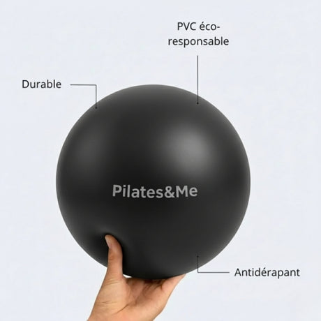 Ballon de pilates Noir 25cm