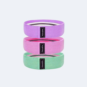 Pink Pilates Resistance Bands - Light, Medium, Strong