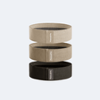 Bandes élastiques Pilates beige - Léger, Moyen, Fort