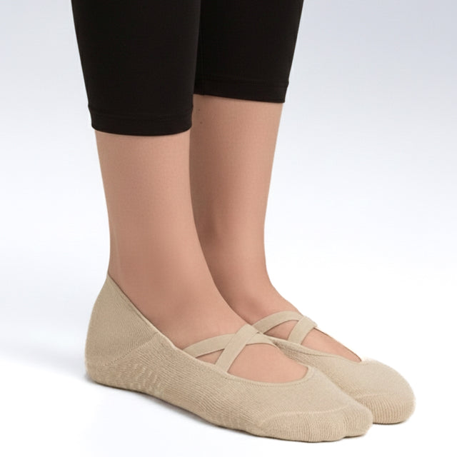 Chaussettes de Pilates Beiges