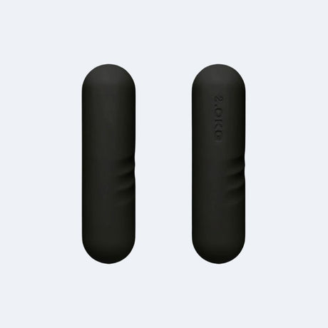 Haltères Pilates Noir en Silicone de 2kg