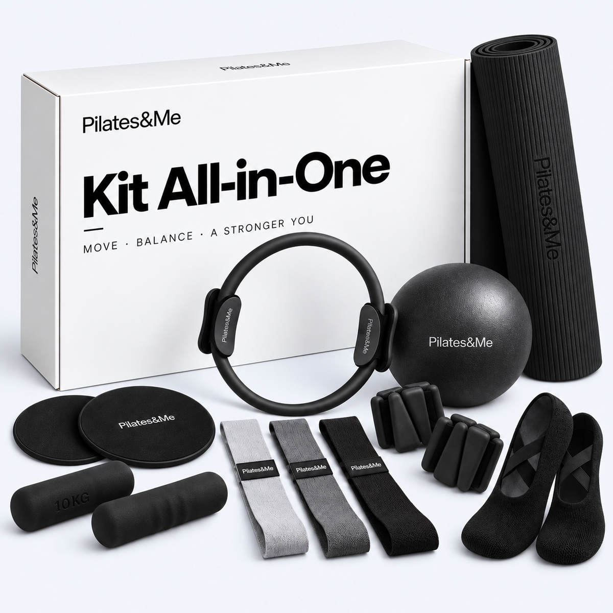 Kit Pilates All-in-One Noir