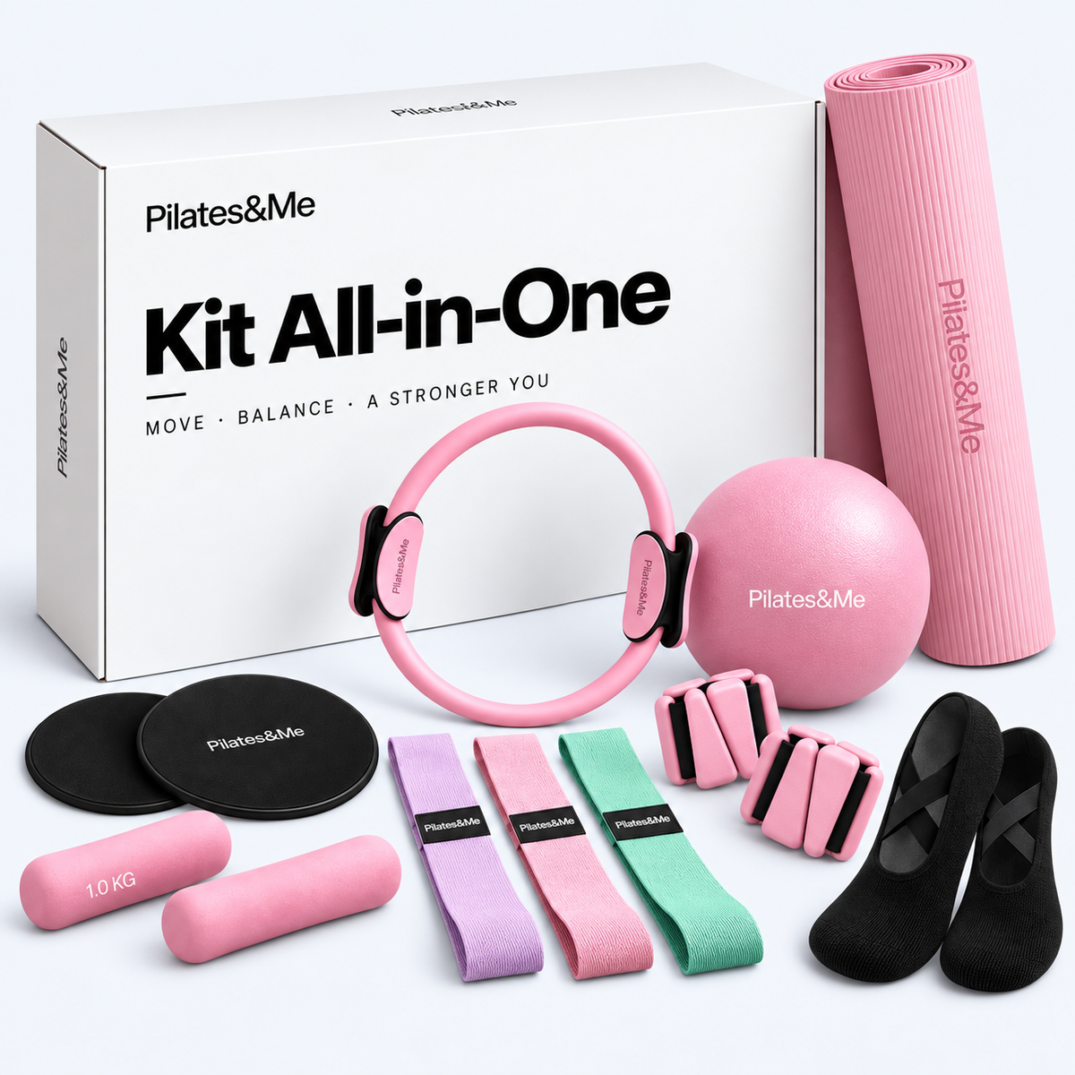 Kit Pilates All-in-One Rose