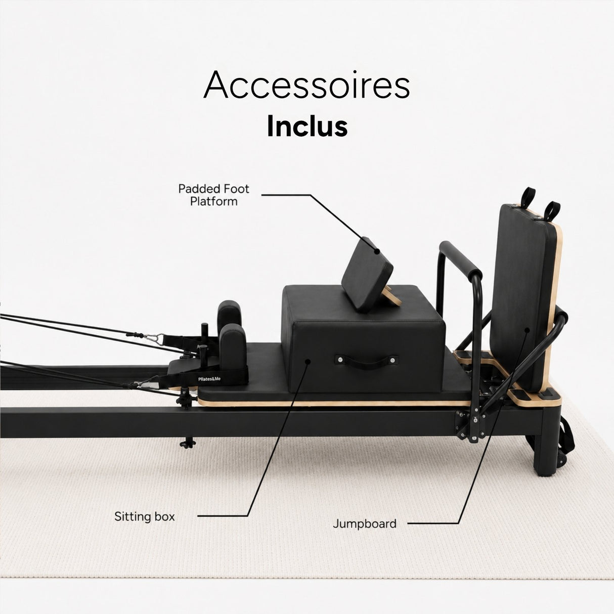 Reformer Pilates AERO™ Black Edition