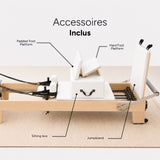 Reformer Pilates ESSENTIAL™ Blanc