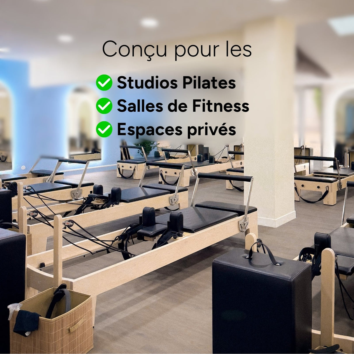 Reformer Pilates ESSENTIAL™ Noir