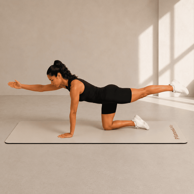 Tapis de Pilates Beige clair Antidérapant | 183 x 64 cm